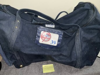 Andy Phillips 1999 Team Issued New York Yankees Duffle Bag