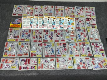 1985 Topps Baseball Photo Rub-downs Lot