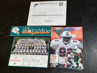 1996 Miami Dolphins Team Gift Pack