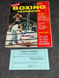 Floyd Patterson Signed 1961 Boxing Yearbook With COA