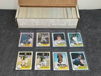 1981 Fleer Baseball Box