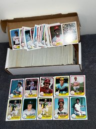 1981 Fleer Baseball Box