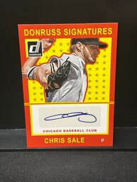 Chris Sale 2014 Donruss Signatures Autographed Card