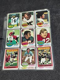 1976 Topps Football Card Lot