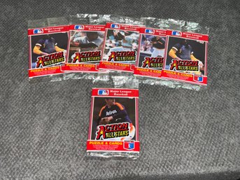 6 Packs Of 1994 Donruss Action All-stars Baseball With A Nolan Ryan Showing
