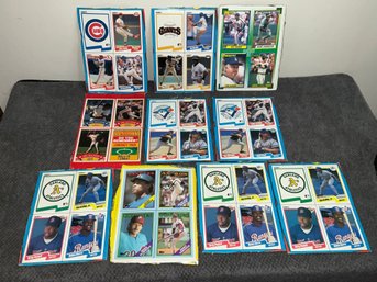Baseball Box Uncut Cards