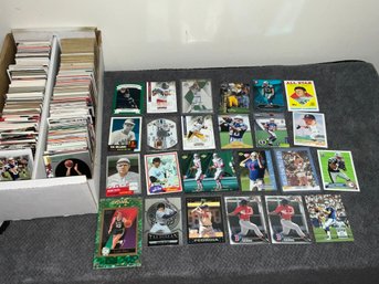 2 Row Box Of All Red Sox, Patriots, Celtics & Bruins Cards