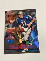 Drew Bledsoe 1998 Flair Showcase Showstopper Legacy Collection /100