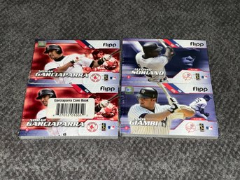 Garciaparra (x2), Giambi & Soriano Core Flipp Card Books