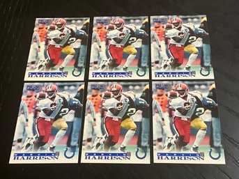 6 Marvin Harrison 1996 Pro Line Rookie Cards