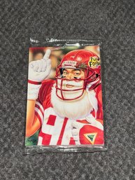 1996 NFL Play Football Christmas Santa Pack Sealed Redemption Trading Cards