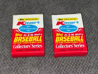 Pair Of 1982 Kmart Baseball Card Sets