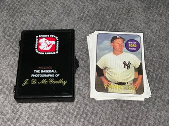 1986 Sports Design J. D. McCarthy Baseball Photograph Cards