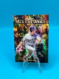 Travis Lee 1999 Topps Finest Milestones Hits Refractor /3000