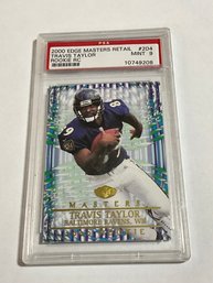 2000 Edge Masters Retail Travis Taylor Rookie Graded PSA 9