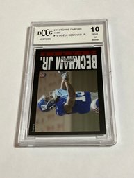 Odell Beckem Jr 2014 Topps Chrome Rookie Graded BCCG 10