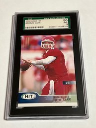 David Carr 2002 Sage Hit Rookie Graded SGC 96