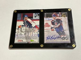 Nolan Baumgartner 1994 Classic 4 Sport Autograph /2900