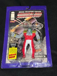Youngblood Badrook Figure And Limited Edition Comic Book 1995 Just Toys