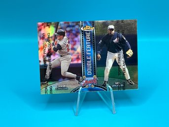 Mo Vaughn & Darin Erstad 1999 Topps Finest Double Feature Refractor
