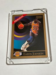 Ervin Magic Johnson 1990-91 Skybox Prototype Card
