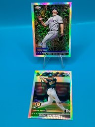 2000 Topps Chrome Refractor Cards Ben Grieve & Dante Bichette