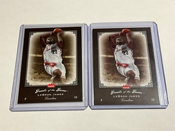 2 Lebron James 2005-06 Fleer Greats Of The Game Cards