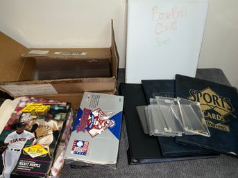 Card Pages, Holders, Binders And Empty Boxes