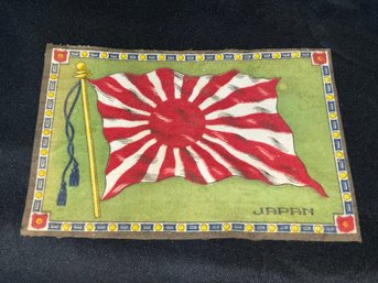 Vintage Japanese 'Rising Sun' Flag Tobacco Felt