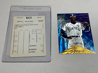 Ken Griffey Jr 1996 Pinnacle Starburst Artists Proof With BGS Grading Review