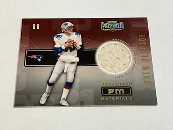 Drew Bledsoe 2002 Playoff Preferred Materials Jersey Card /500