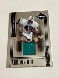 Paul Warfield 2006 Leaf Limited Game-used Jersey Card /50