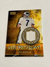 Steve Beuerlein 2000 Topps NFL Pro Bowl Jersey Card