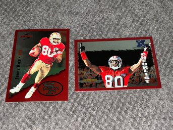 Jerry Rice 1995 Score Red Siege Parallel Cards