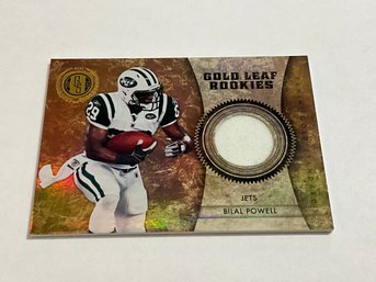 Bilal Powell 2011 Gold Standard Gold Leaf Rookies Jersey Card /299