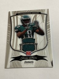 Jeremy Maclin 2009 Bowman Sterling Rookie Jersey Card /749