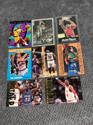Basketball Insert And Parallel Lot With Barkley, Pippen, Shaq And Others