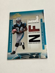 Deangelo Williams 2006 Absolute Rookie Dual Jersey And Piece Of Football /849