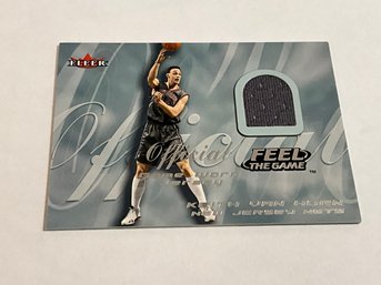 Keith Van Horn 2000-01 Fleer Feel The Game-worn Jersey Card