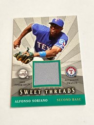 Alfonso Soriano 2004 Sweet Spot Sweet Threads Jersey Card