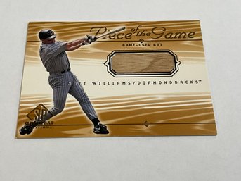 Matt Williams 2000 SP Game-used Piece Of The Game Bat Card