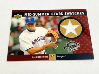 Alex Rodriguez 2002 Upper Deck Mid-summer Swatches Jersey Card