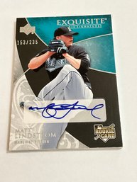 Matt Lindstrom 2007 Upper Deck Exquisite Rookie Autograph /235