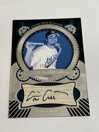 Eric Chavez 2004 Upper Deck Etchings Etched In Time Autograph /325