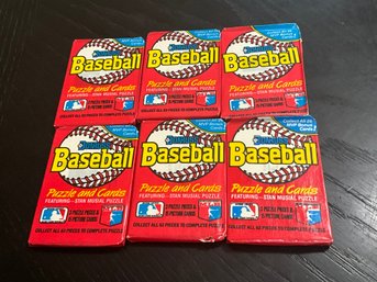 6 Unopened 1988 Donruss Baseball Packs