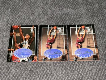 Tim Duncan & Tracy McGrady 1997 Score Board Autographed Collection Rookie Cards