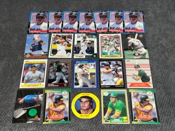 Jose Canseco Baseball Card Lot