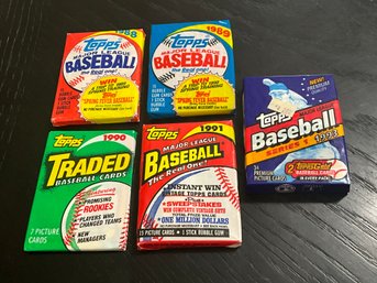 5 Mixed Topps Baseball Packs