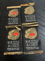 4 Packs Of 1991 Studio Baseball