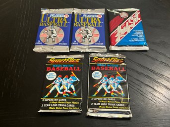 5 Mixed Baseball Packs